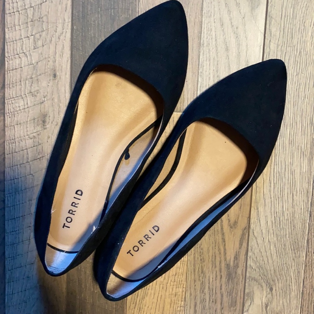 Torrid faux suede flats